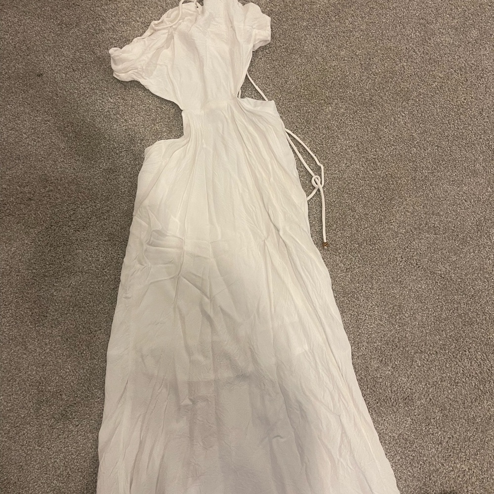 Hello Molly White Dress with Zipper